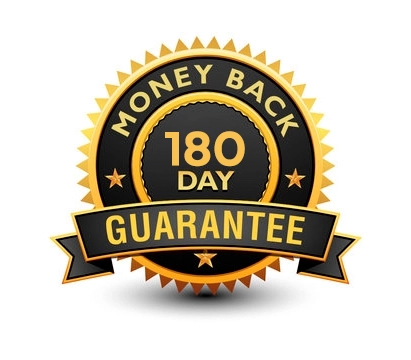 180 Days Money Back Guarantee